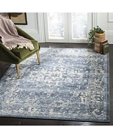 Safavieh Charleston CHL411 Navy and Creme 5'3" x 7'6" Area Rug