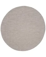 Safavieh Courtyard CY8520 Beige 6'7" x 6'7" Sisal Weave Round Outdoor Area Rug