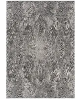 Safavieh Lurex LUR185 Black and Light Gray 5'3" x 7'6" Area Rug