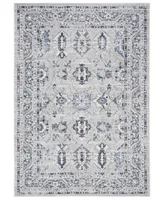 Safavieh Harbor HBR147 Light Gray and Dark Gray 5'3" x 7'6" Sisal Weave Area Rug