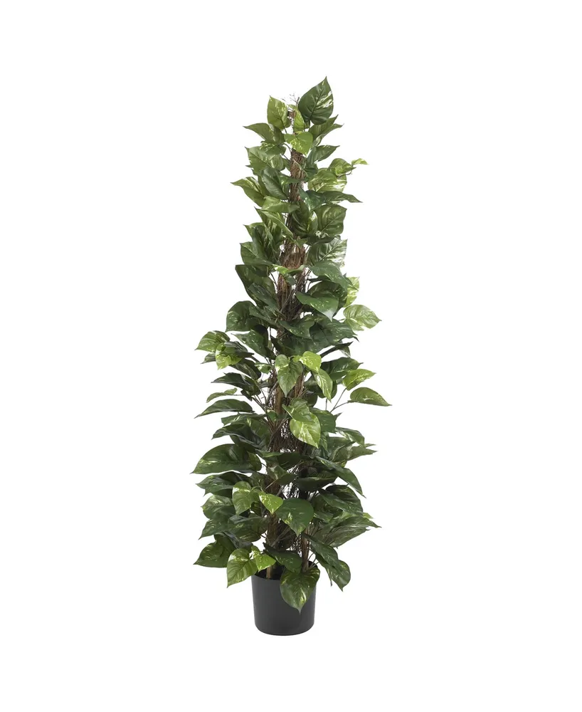 Nearly Natural 63" Pothos Climbing Silk Plant