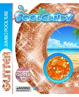 PoolCandy Rose Gold Glitter Pool Tube Jumbo 48"