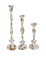 Rosemary Lane Set of 3 Rustic Candle Holders