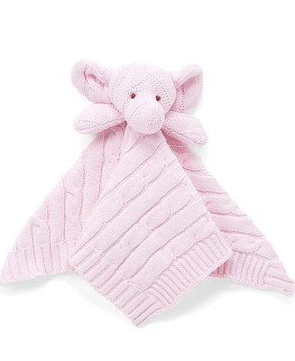 3 Stories Trading Knit Elephant Security Blanket