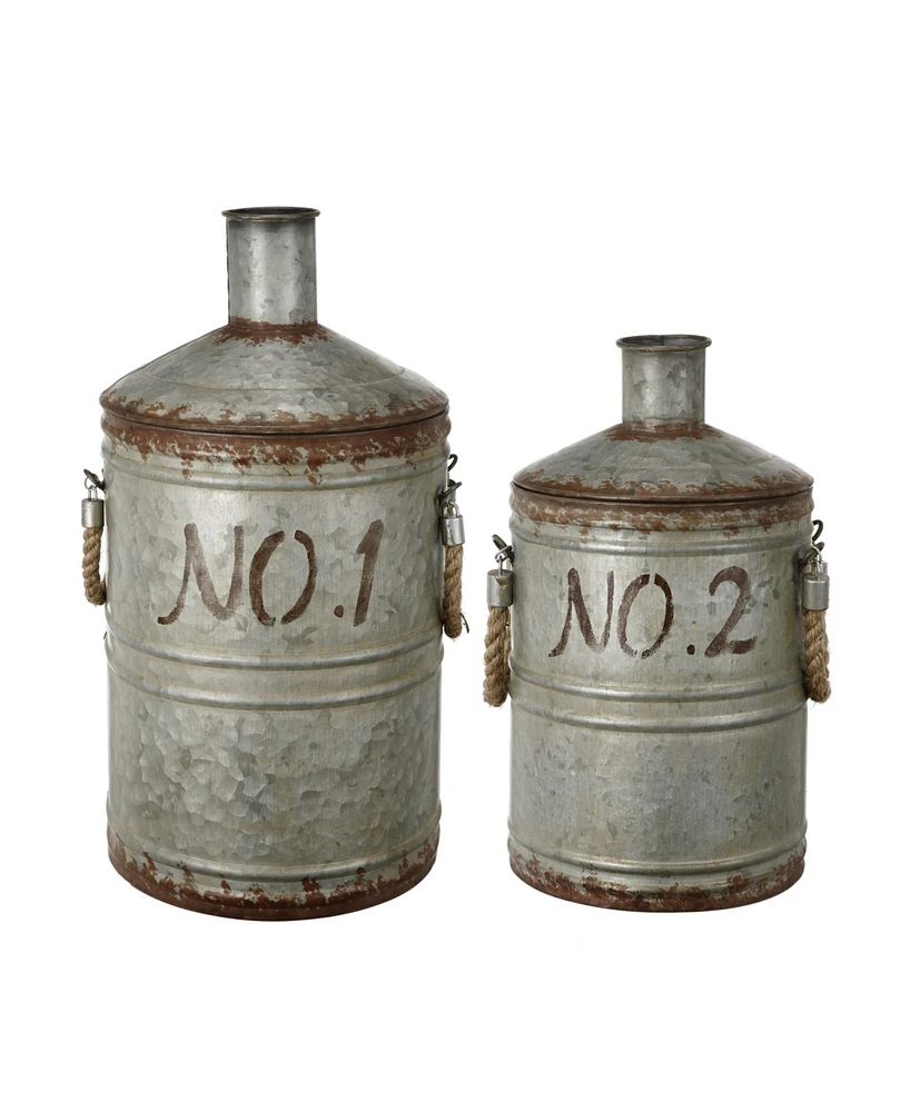 Patchin Metal Jugs, Set of 2