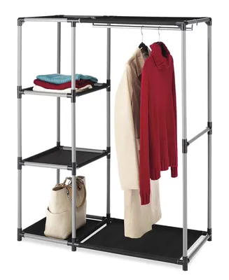 Whitmor Spacemaker Garment Rack and Shelves
