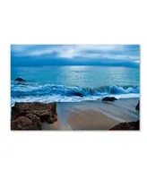 Lori Hutchison 'Zuma Beach' Canvas Art - 19" x 12" x 2"