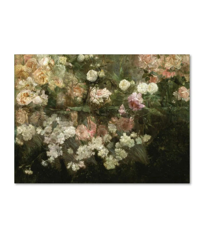 Maria Oakey Dewing 'Garden In May' Canvas Art - 47" x 35" x 2"