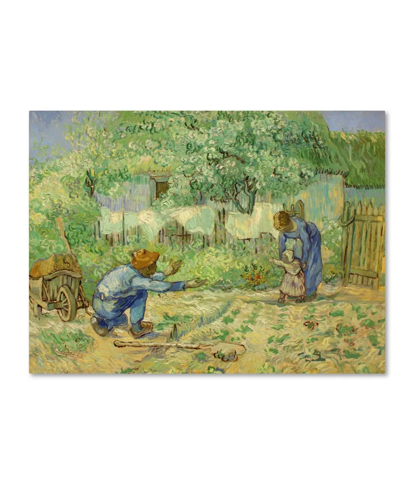 Vincent van Gogh 'First Steps' Canvas Art