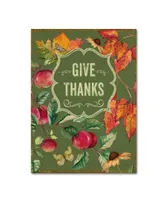 Jean Plout 'Thanksgiving 12' Canvas Art - 19" x 14" x 2"