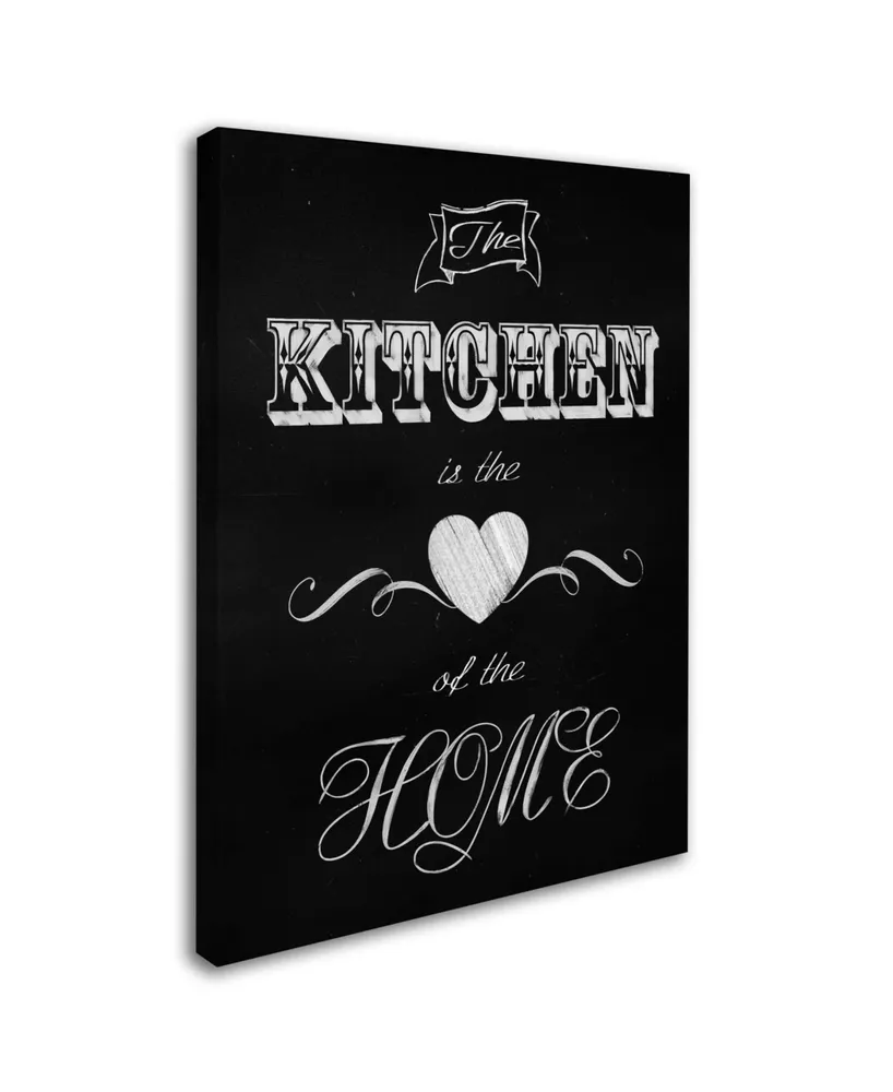 Tina Lavoie 'The Kitchen Is The Heart' Canvas Art - 19" x 14" x 2"