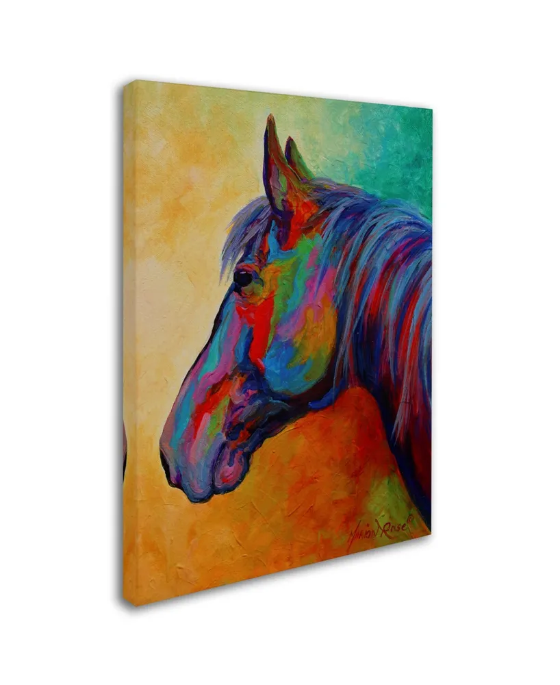 Marion Rose 'Casino Bay Horse 1' Canvas Art - 47" x 35" x 2"