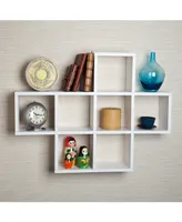 Danya B. Cubby Laminated Veneer Shelving Unit