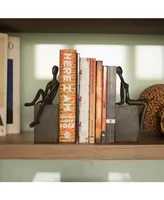 Danya B. Bookend Set with Man and Woman Sitting on a Block