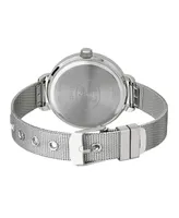 Laura Ashley Ladies' Silver Mesh Watch