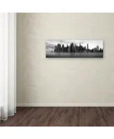 Wim Schuurmans 'New York Skyline' Canvas Art - 10" x 32" x 2"