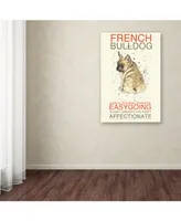 Michelle Campbell 'French Bulldog' Canvas Art - 19" x 12" x 2"