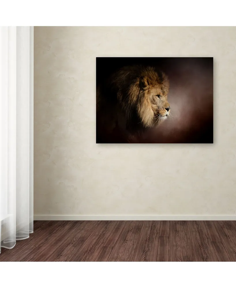 Jai Johnson 'The Mighty Lion' Canvas Art - 47" x 35" x 2"