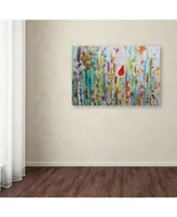 Sylvie Demers 'Une Ame Dans Le Jardin' Canvas Art - 47" x 30" x 2"