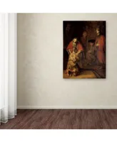 Rembrandt 'Return of the Prodigal Son' Canvas Art