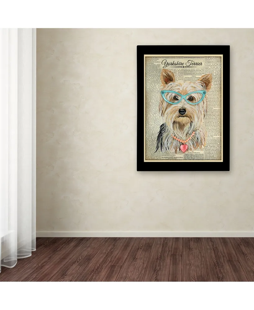Jean Plout 'Yorkshire Terrier' Canvas Art - 19" x 14" x 2"