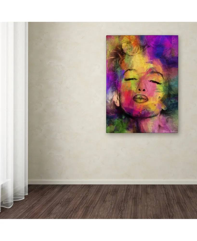 Mark Ashkenazi 'Marilyn Monroe Vi' Canvas Art - 47" x 35" x 2"