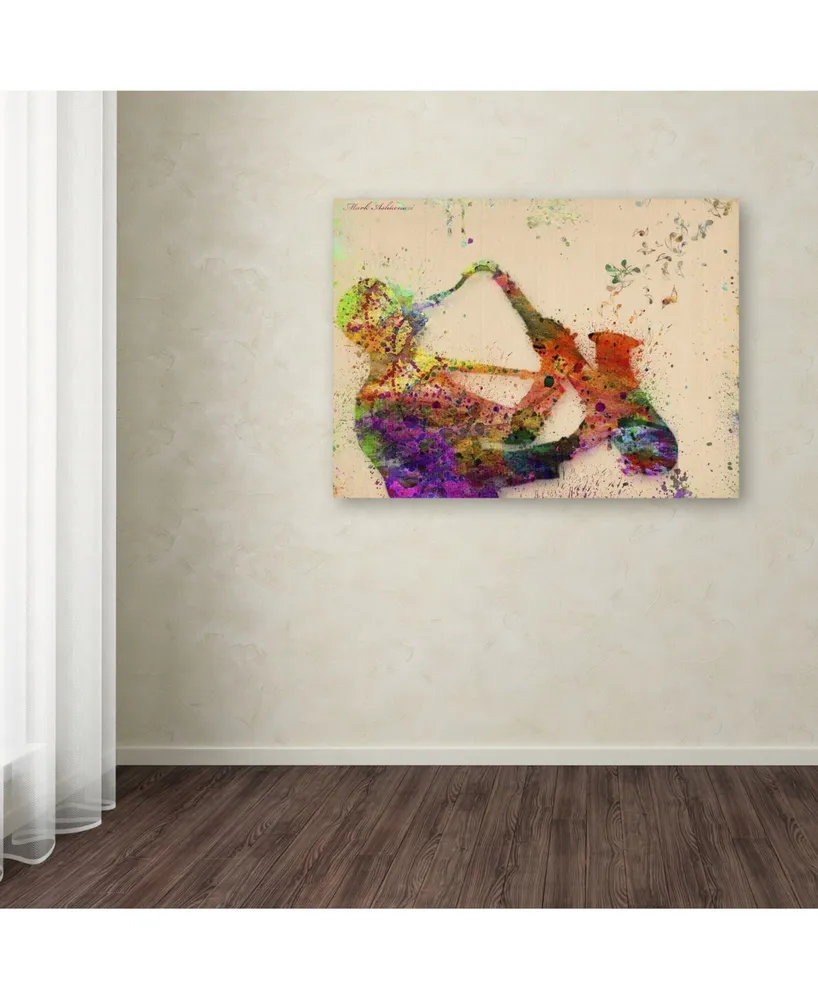 Mark Ashkenazi 'Saxophone' Canvas Art - 47" x 35" x 2"