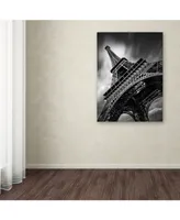 Moises Levy 'Eiffel Tower Study Ii' Canvas Art - 19" x 14" x 2"