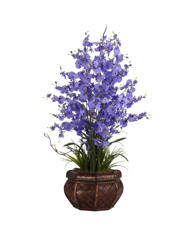 Nearly Natural Dancing Lady Silk Flower Arrangement