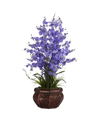 Nearly Natural Dancing Lady Silk Flower Arrangement