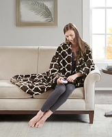 Beautyrest Ogee Plush Electric Throw, 60" x 70"