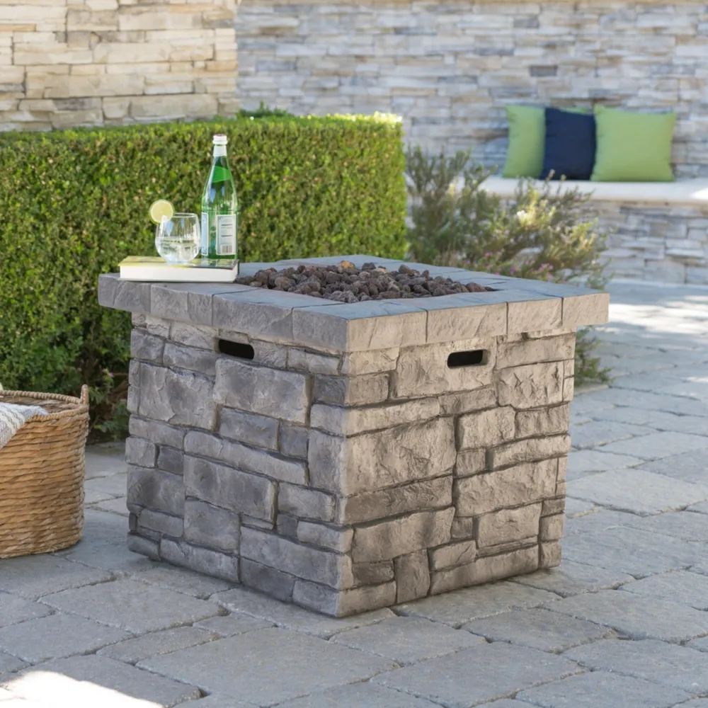 Angeles Outdoor Square Fire Pit