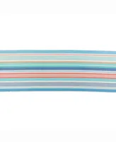 Seashore Stripe Fringed Table Runner 13" X 72"