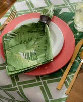 Banana Leaf Print Napkin Set of 6