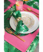 Banana Leaf Print Outdoor Napkin Set of 6