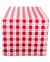 Star Check Table Runner 14" X 108"