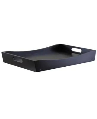 Winsome Benito Bed Tray with Curved Top, Foldable Legs