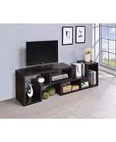 Lake Convertible Tv Console and Bookcase Combination