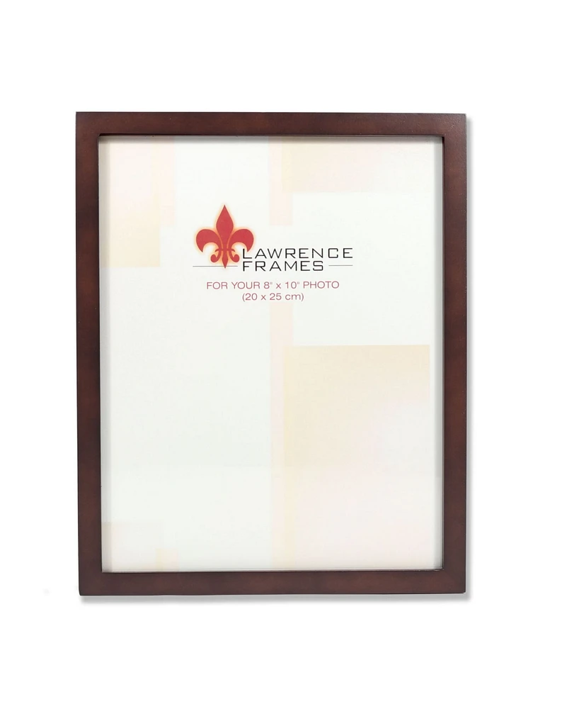 Lawrence Frames 755980 Espresso Wood Picture Frame - 8" x 10"