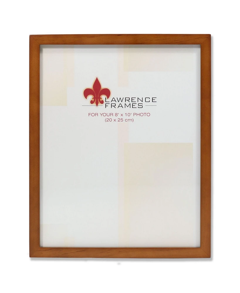 Lawrence Frames 766080 Nutmeg Wood Picture Frame - 8" x 10"