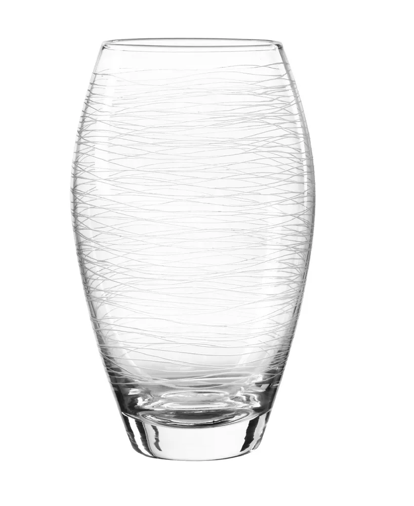 Qualia Glass Graffiti Highball Glasses, Set Of 4