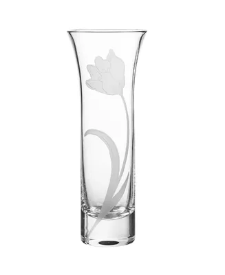 Qualia Glass Tulip 10" Vase
