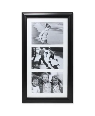 Lawrence Frames Black Collage Frame - Three Opening Gallery Frame - 5" x 7"