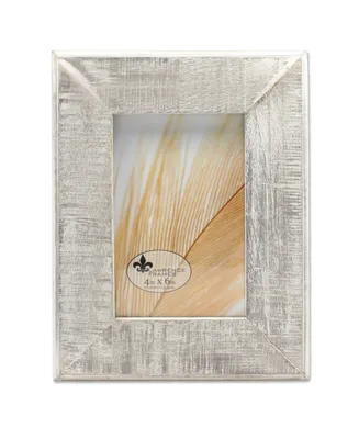 Lawrence Frames Distressed Gray Wood with White Wash Picture Frame