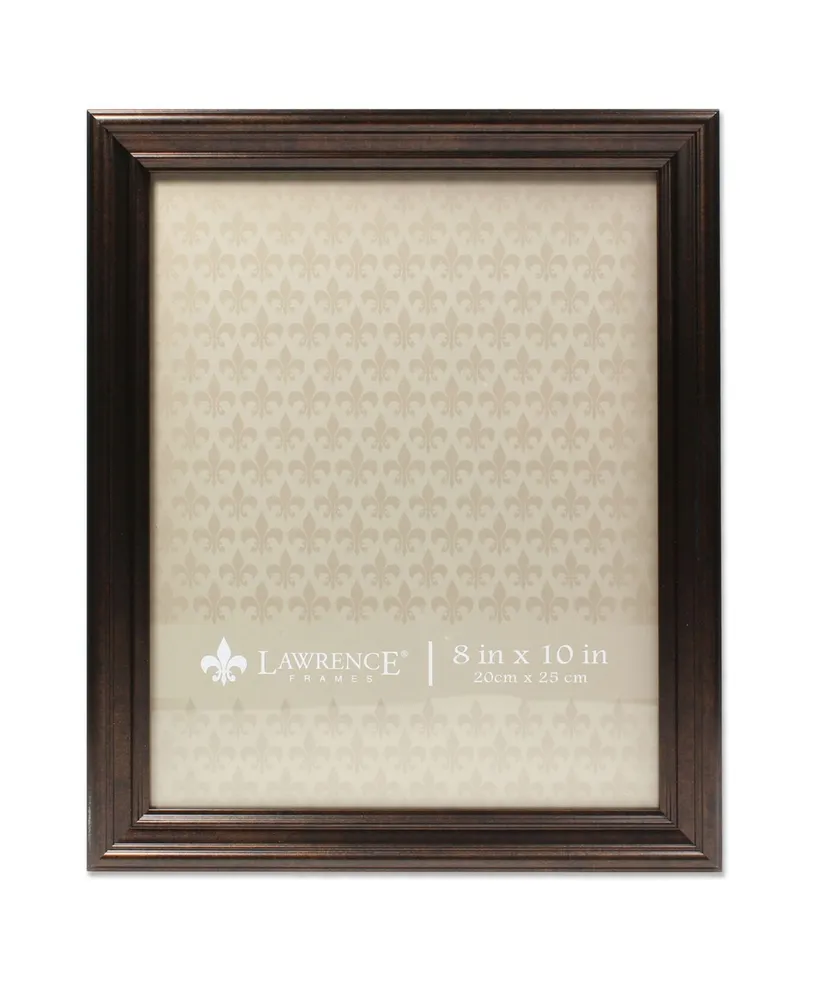 Lawrence Frames Classic Detailed Oil Rubbed Bronze Picture Frame - 8" x 10"