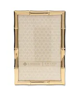 Lawrence Frames Gold Metal Picture Frame with Bamboo Design