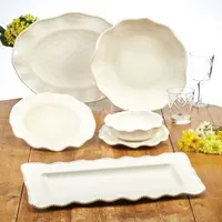 Certified International Perlette Cream Melamine Dinnerware Collection