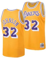 Mitchell & Ness Big Boys Magic Johnson Los Angeles Lakers Hardwood Classic Swingman Jersey