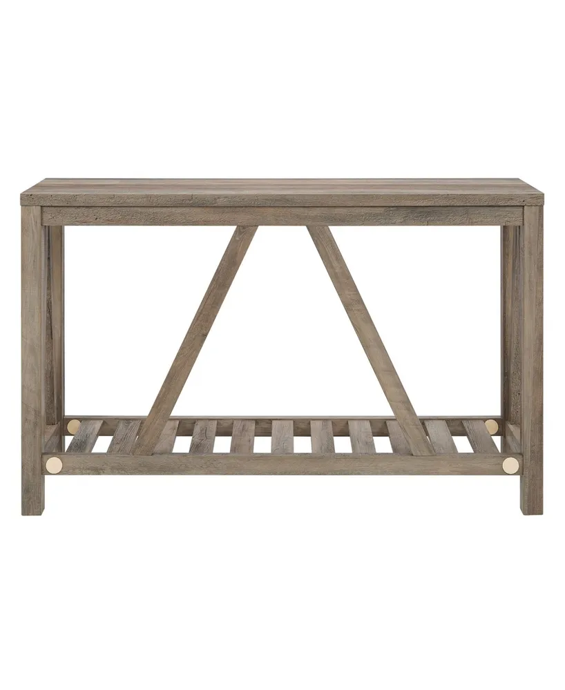 52" Modern Farmhouse Entryway Table