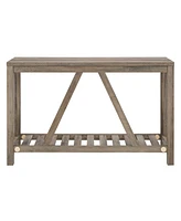 52" Modern Farmhouse Entryway Table